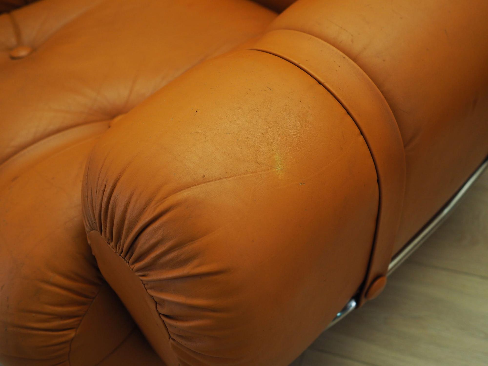 2x Space Age Armchair Orange 1960s 13