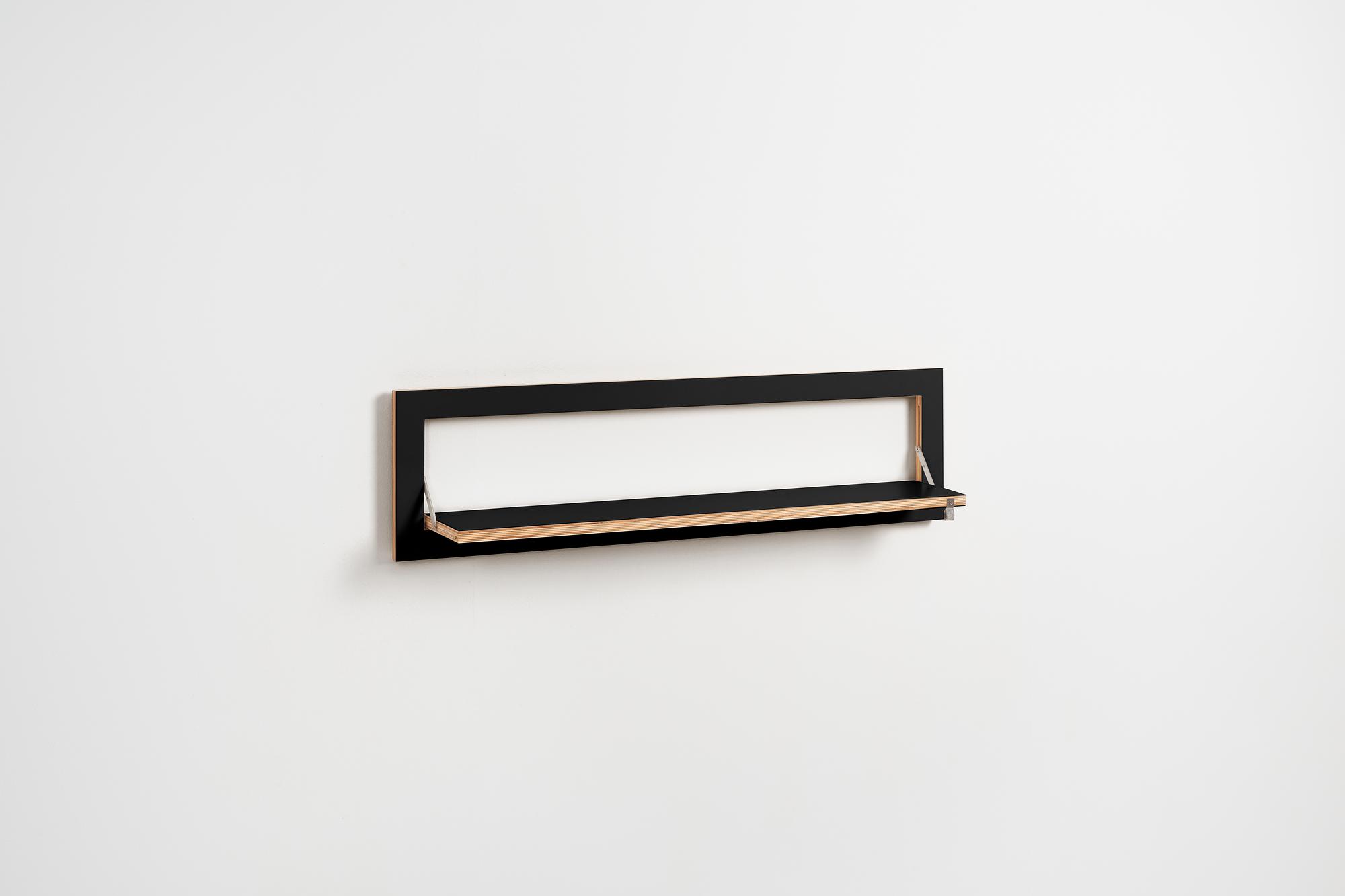 Fläpps Shelf Black 100 x 27cm 0