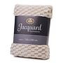 Blanket Jacquard Bubbles Polyester Cream 150 x 200 cm 1