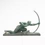 G. Boni Sculpture Archer 1960s Bronze-patinated Plaster 0