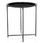 Side table / Coffee table / Sofa table ALLRUND Metal black hjh Living 8