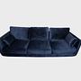 Sigrid Sofa 3-Sitzer Velour Lux Navy 6