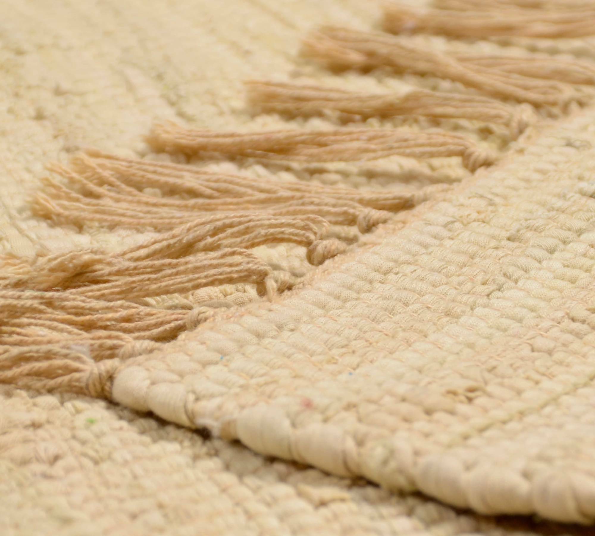 Teppich Baumwolle Beige 2