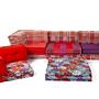 Vintage Hans Hopfer Mah Jong Modulares Sofa Mehrfarbig 5