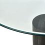 Rany Glas und schwarzer Marmor Beistelltisch
 3