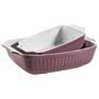 Ianti Casserole Dish 2-piece Stoneware Berry 0