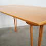 Vintage Tisch Holz Beige 1970er Jahre  9