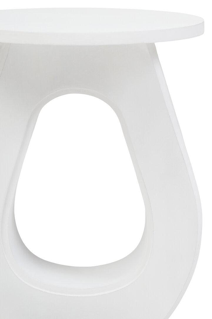 Walsa Side Table Mango Wood White 5