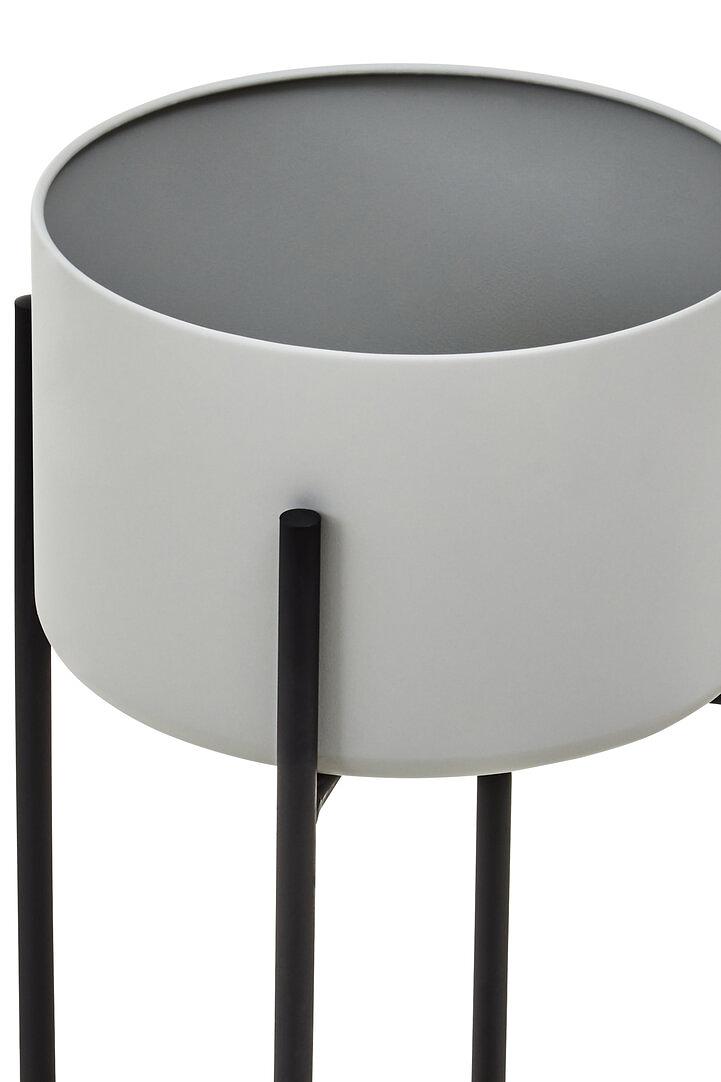 Trosa Großer Standblumentopf Grau Schwarz 2