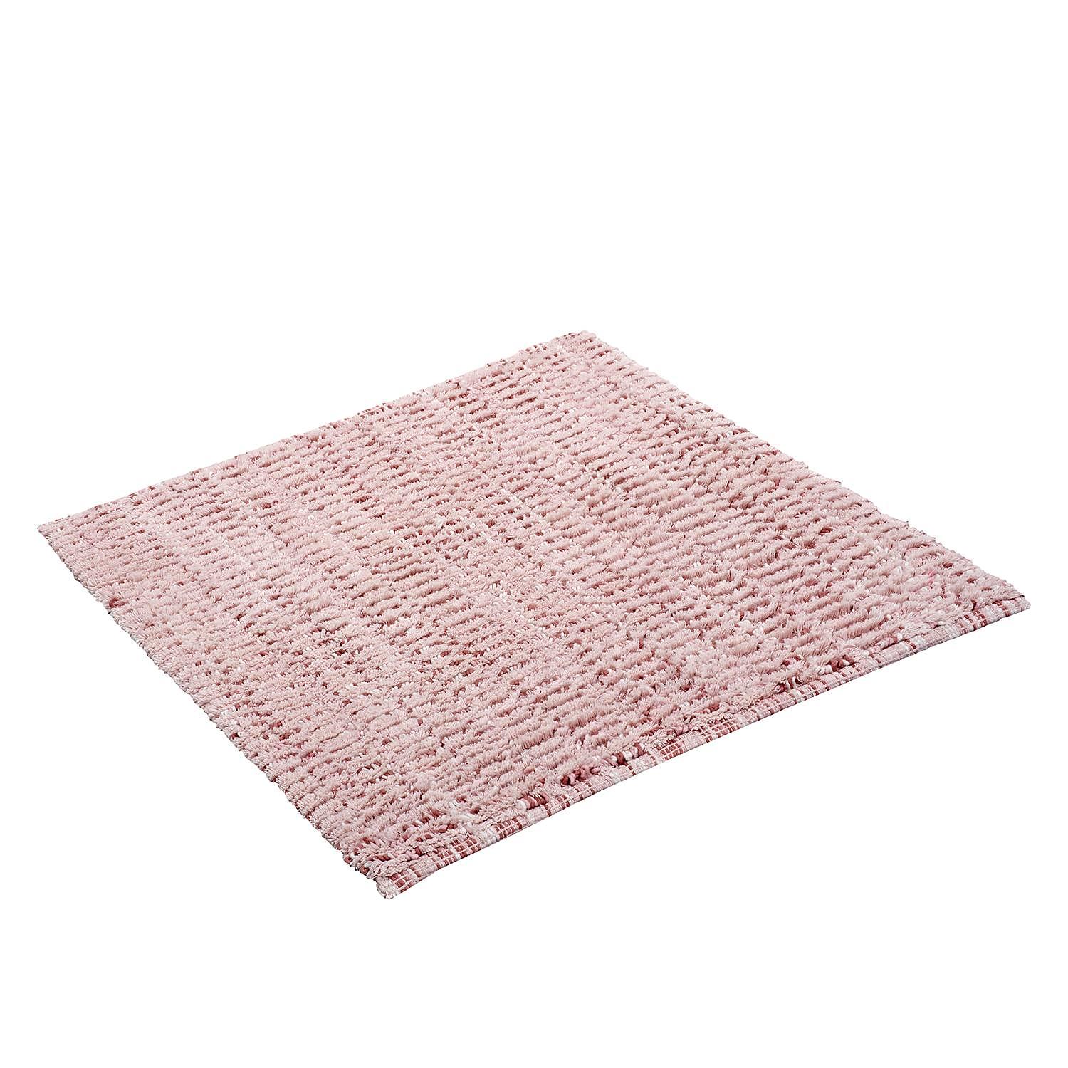 Badteppich Sway Baumwollstoff Rosa 60 x 60 cm 0