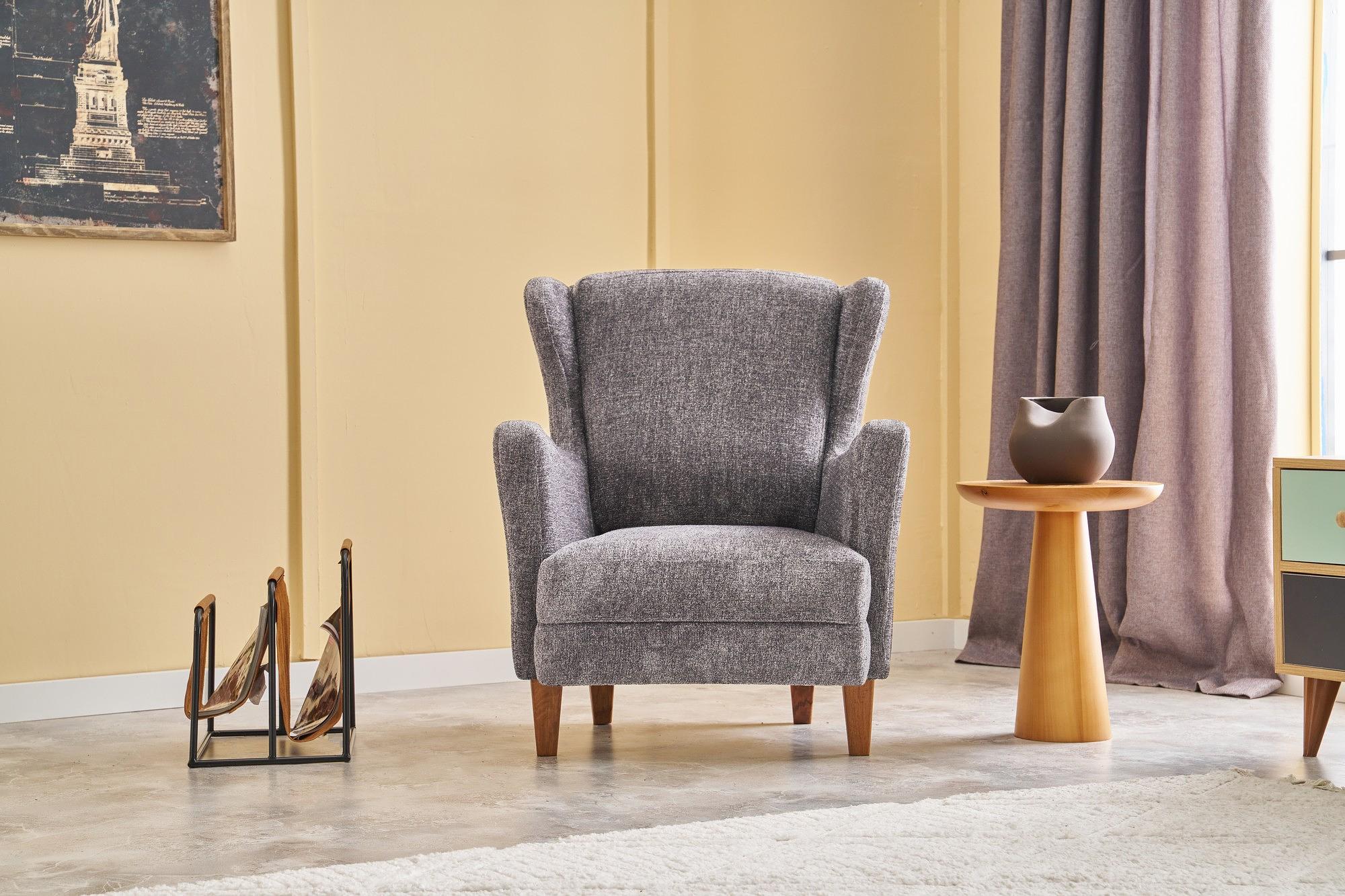 Lola Prestij Sessel Grau 1