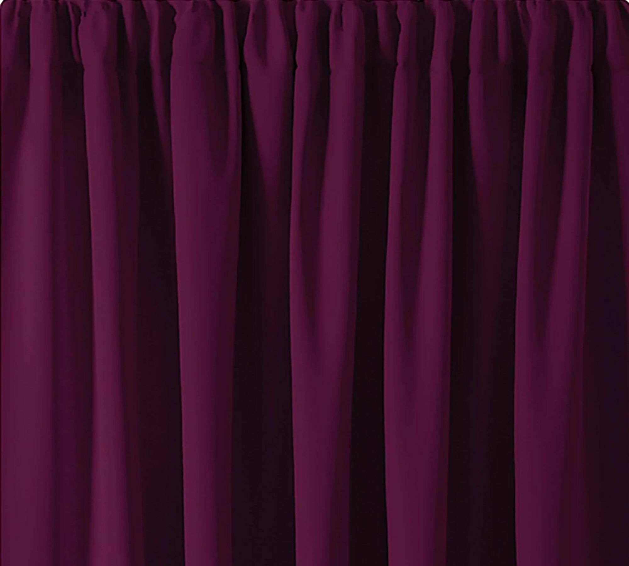 Vorhang mit Kräuselband Textil Violett 2
