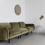 Spiegel mit Haken Rund Bronze 70cm 2