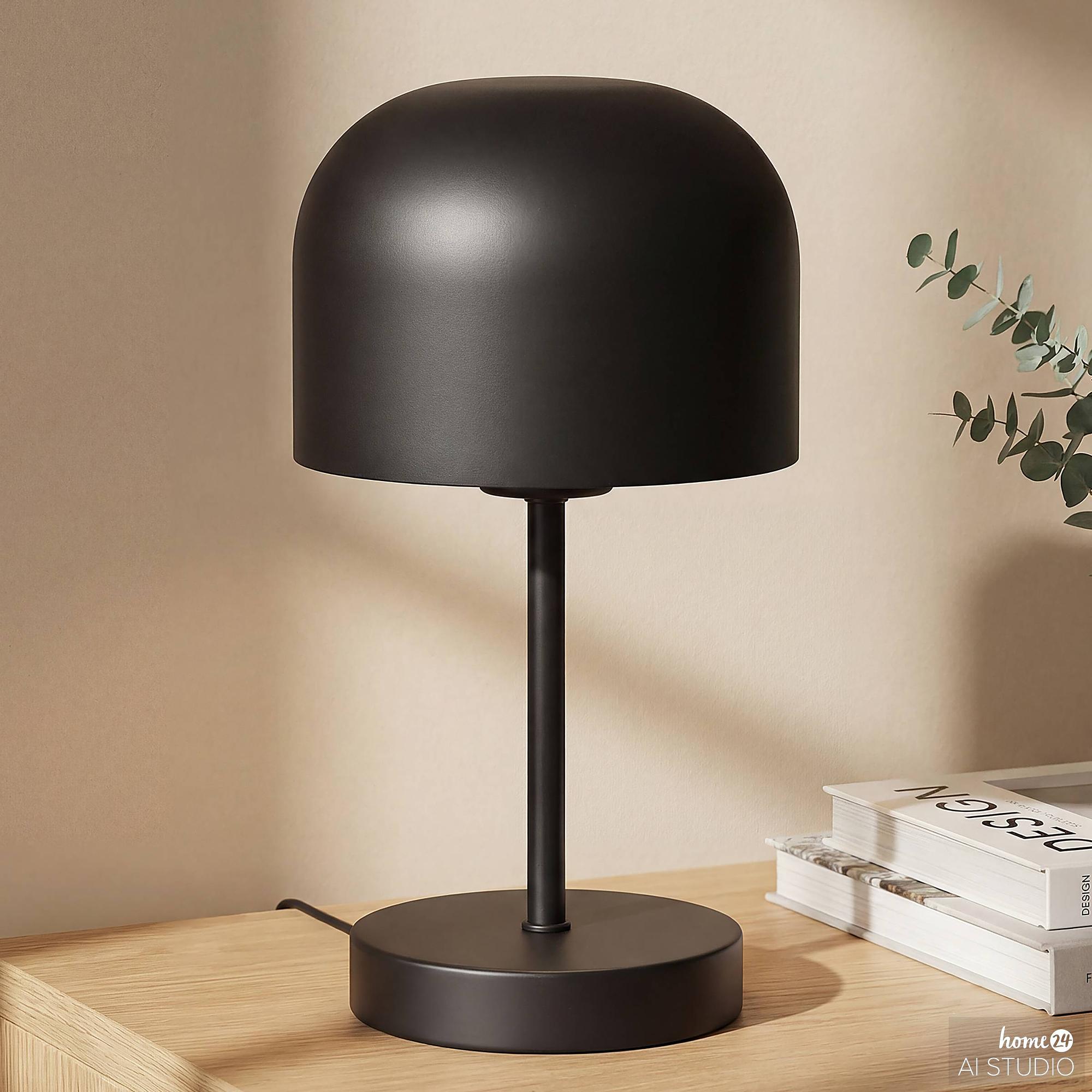 Brev Rechargeable Table Lamp Dimmable Black 1