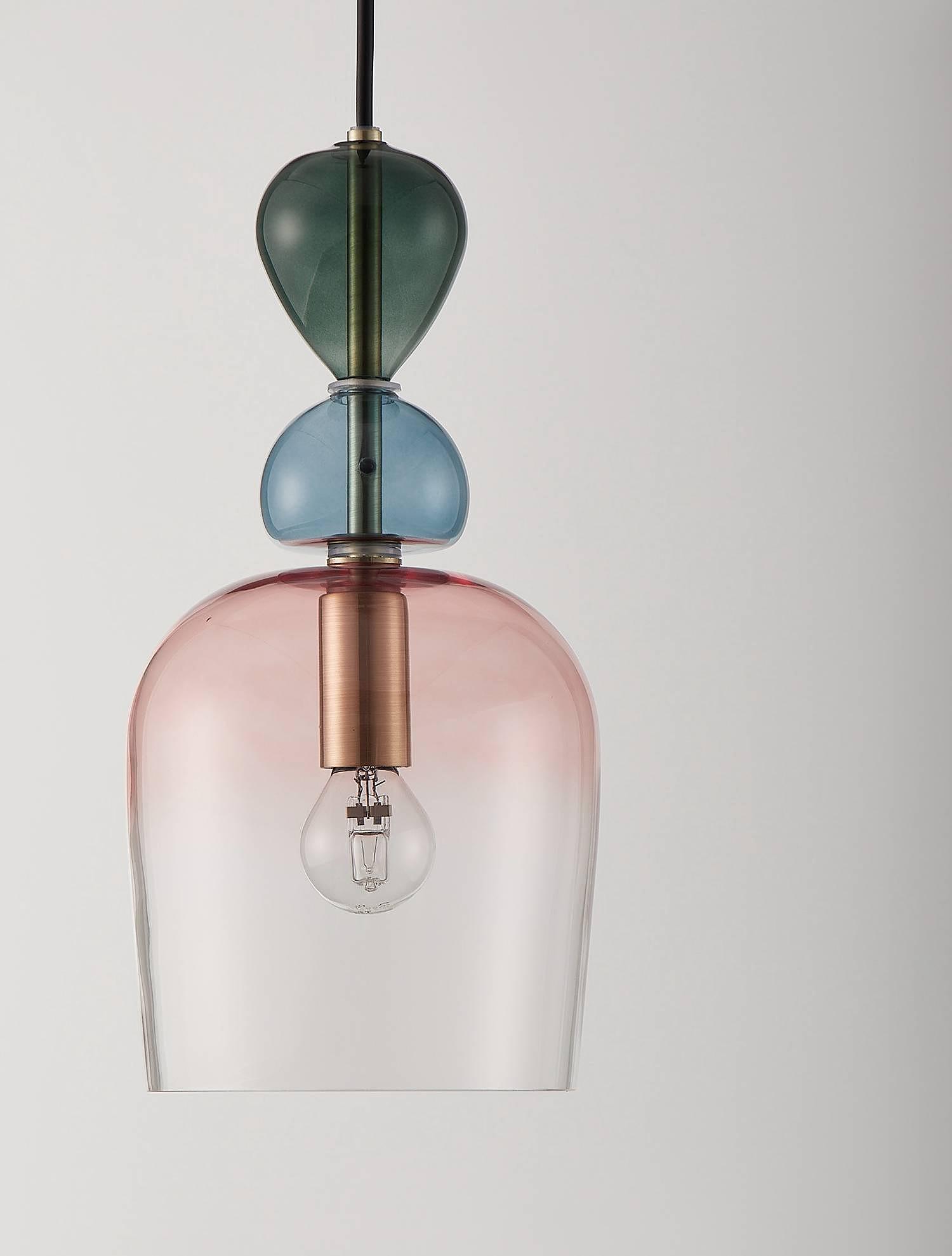 Murano Typ B Pendelleuchte Aluminium 1-flammig 1