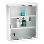 Broadwater Medicine Cabinet I Glass Silver 3
