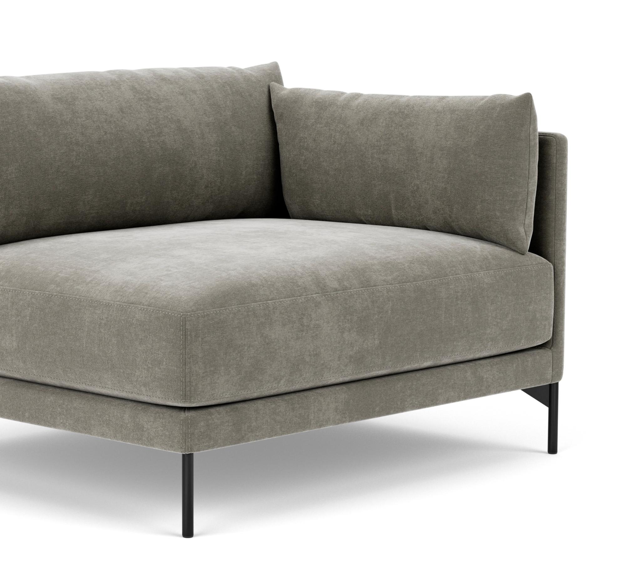 Vincent 1-Sitzer Modul Rechts Planet Grey Green 1