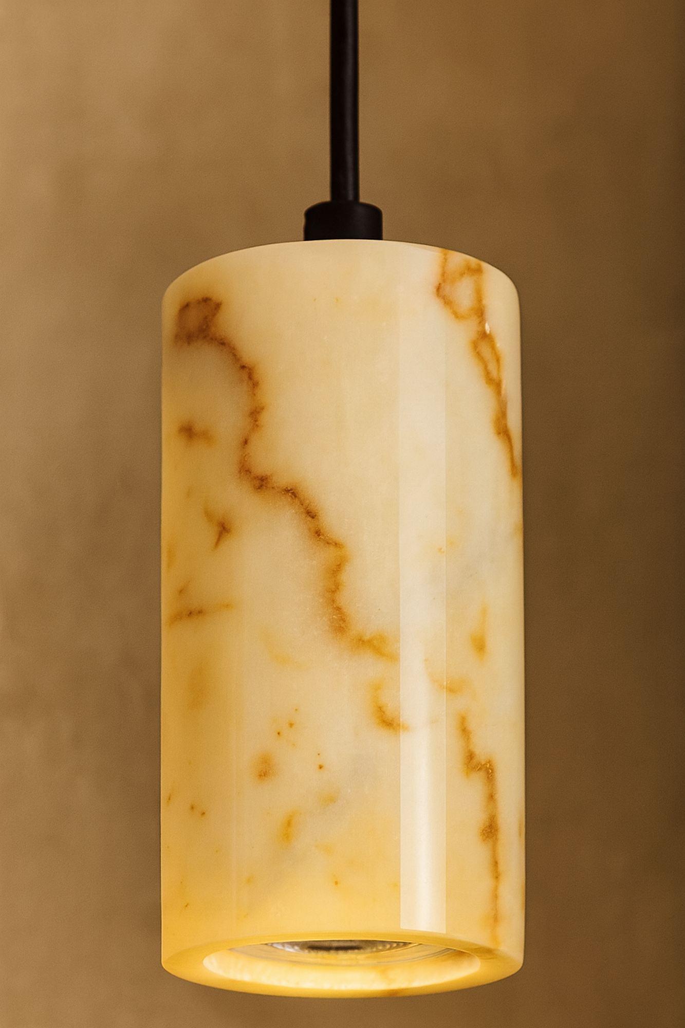 Papy-Perme lampada a sospensione marmo naturale 3