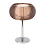 Tischleuchte Relax Eisen Opalglas Bronze Chrom 1