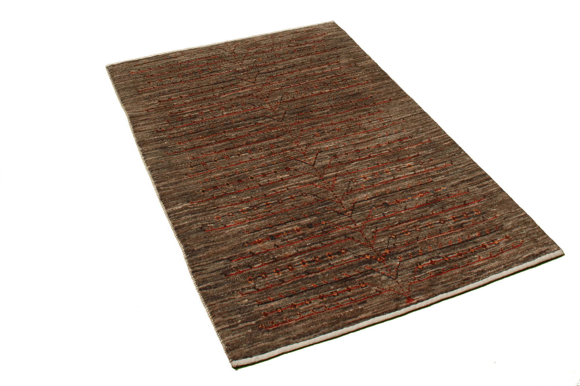 Rizbaf Gabbeh Rug Wool Brown 2