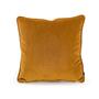 Posh Kissen Velour Matt Amber mit Daunenfüllung 50 x 50 cm 0