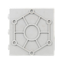 Graphic Vase Beton Grau 0