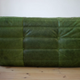 Togo Sofa 2-Sitzer Pull-Up-Leder Grün 3