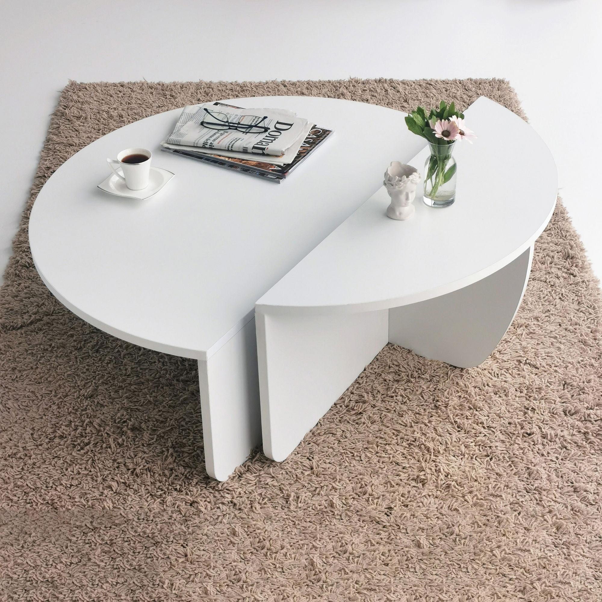 Podium Coffee Table White 4