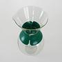 Coffee pot Glass Transparent Green 1980s 5