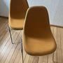 2x Eames Fiberglass Side Chair by Herman Miller Orange 1