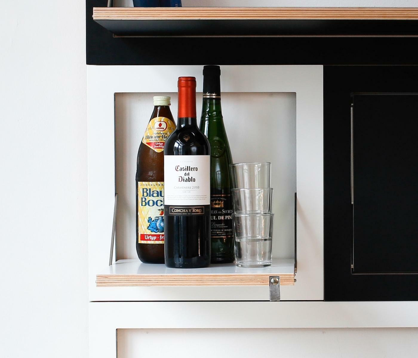 Fläpps Shelf Wood White 40 x 40 cm 0