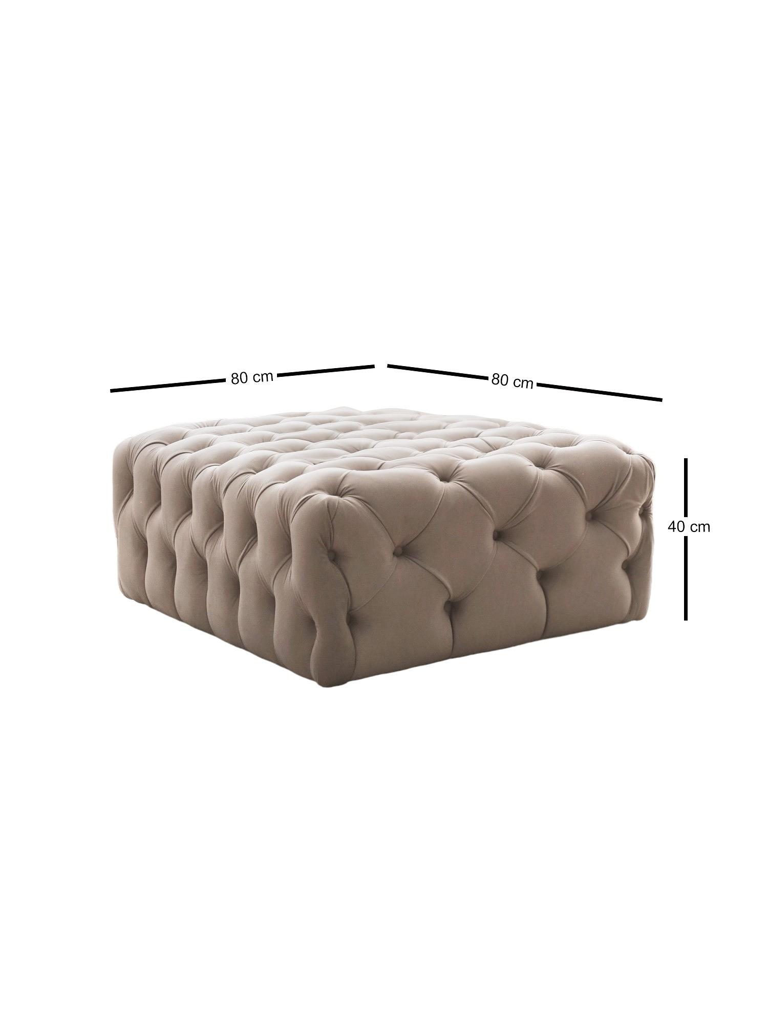 Chester Pouf Creme 7