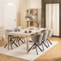 2x Kolmos Polsterstuhl Boucléstoff Beige 2