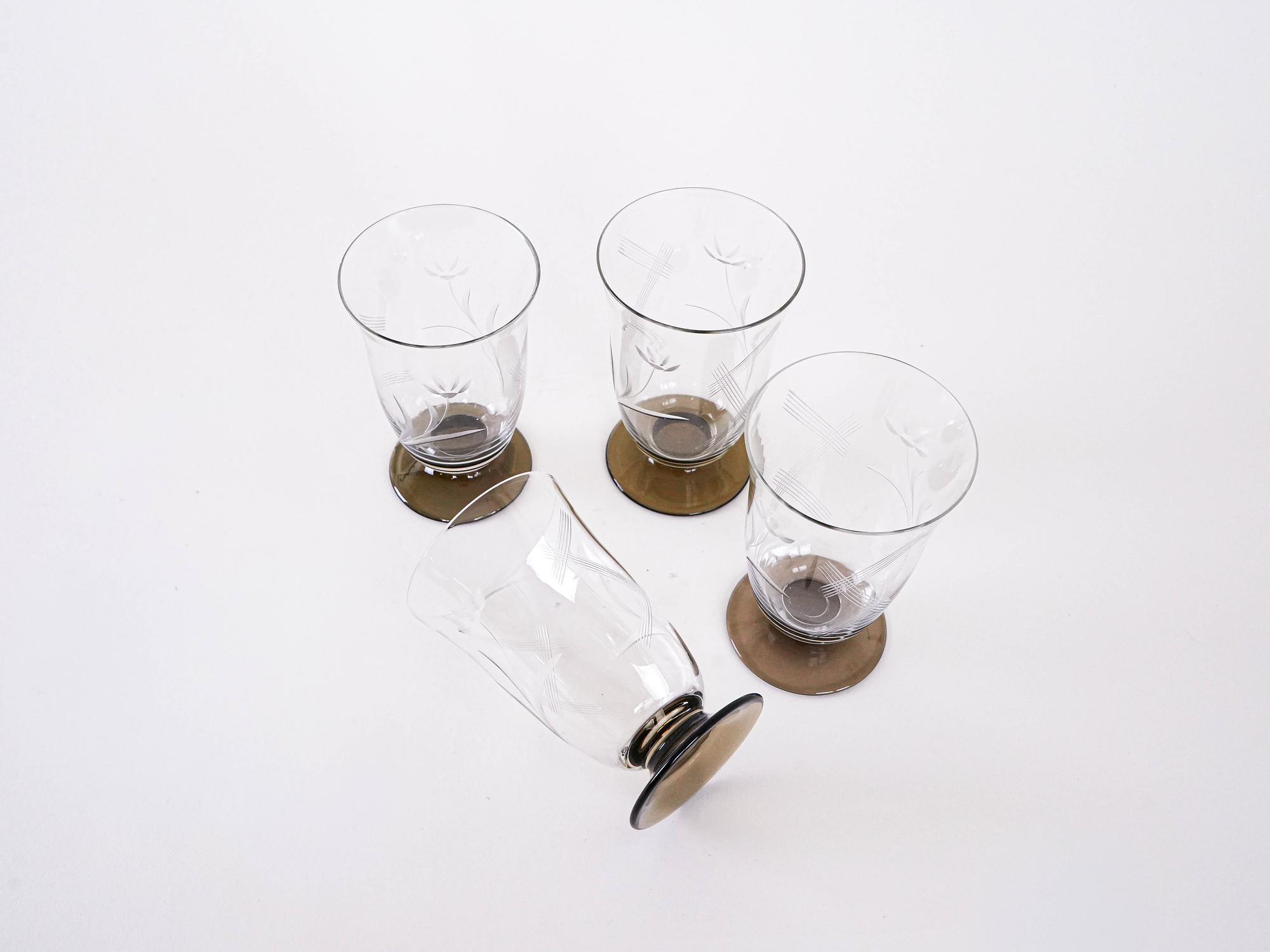 4x Gläser Transparent 5