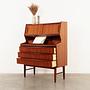 Secretary Teak wood 1970s 5