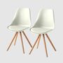 2x Dining chair White 1