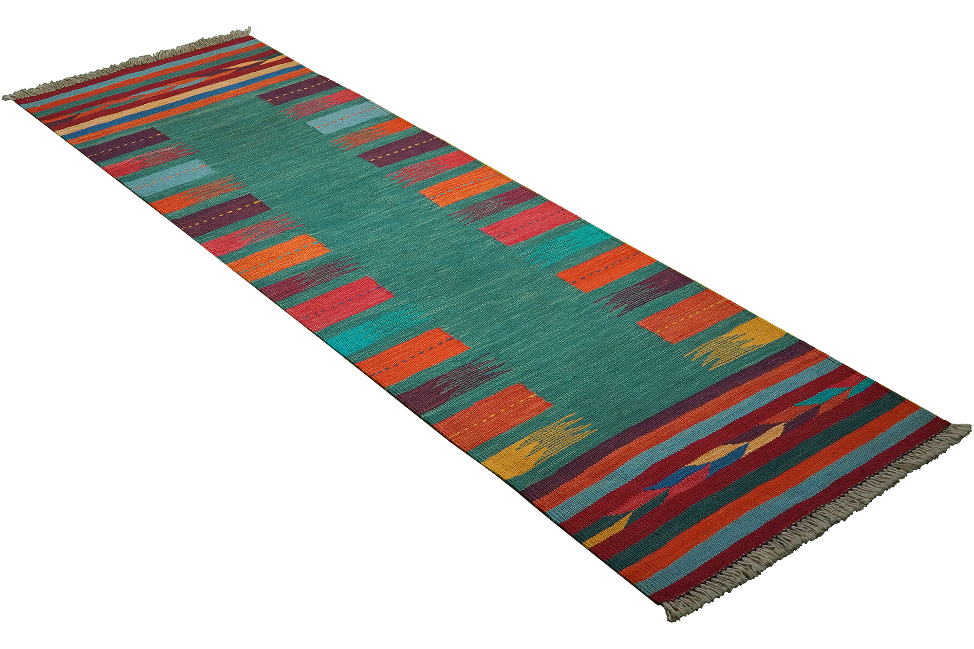 Kelim Gashgai Carpet Wool Multicolored 2