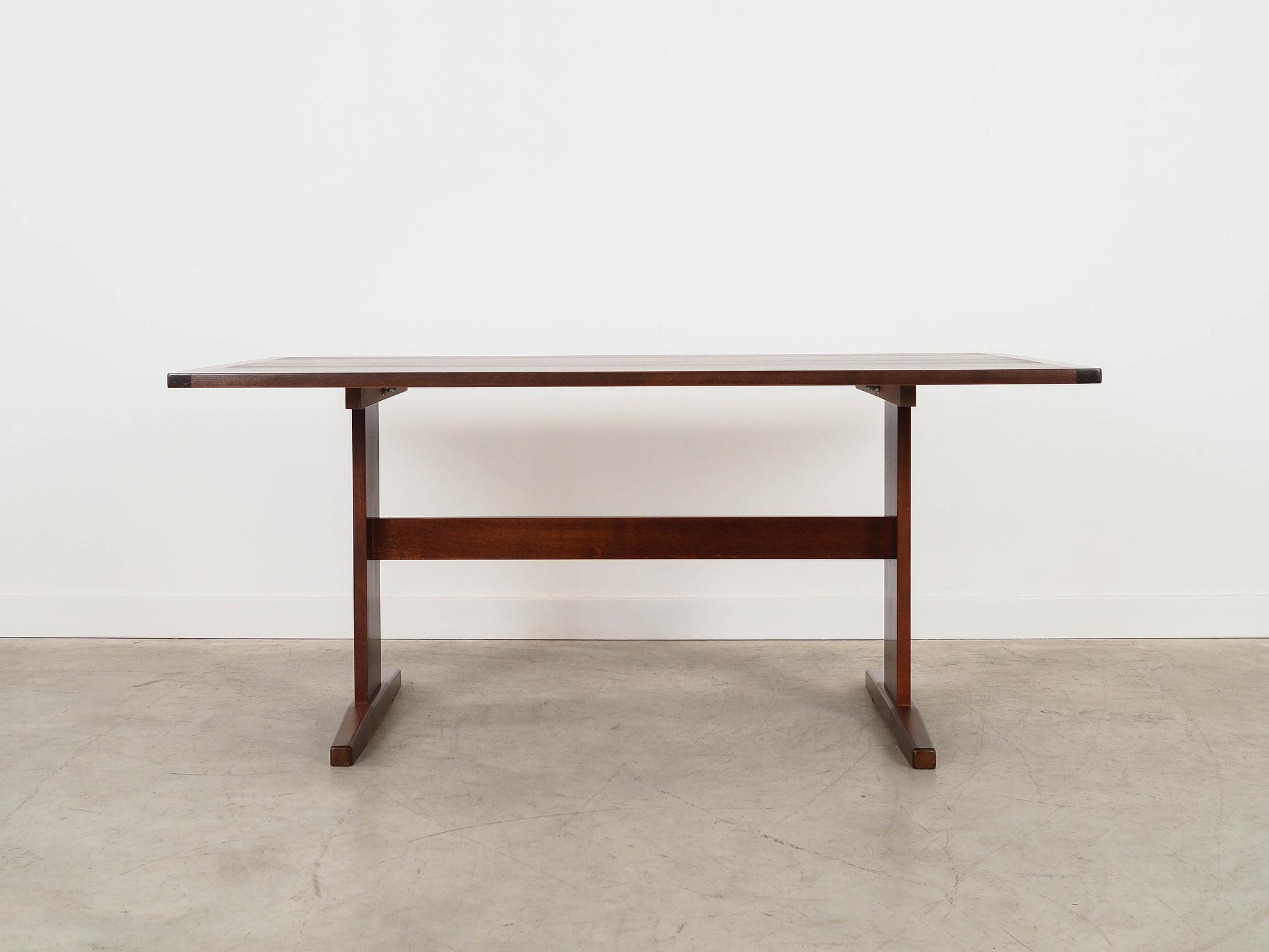 Tisch Eichenholz Optik 1970er Jahre 8