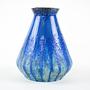 Ceramic Vase Blue 1960s 1