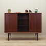 Vintage Highboard Teakholz Braun 1970er Jahre 2