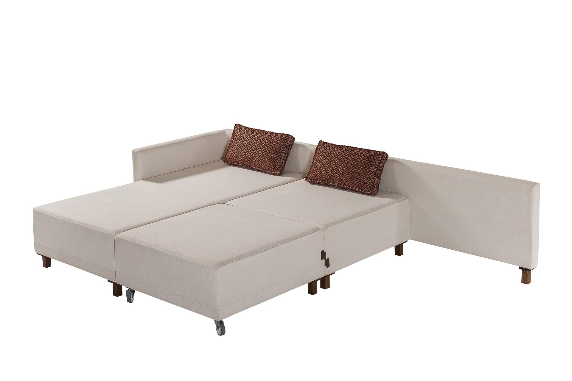 Matris Left Eckschlafsofa Beige 5