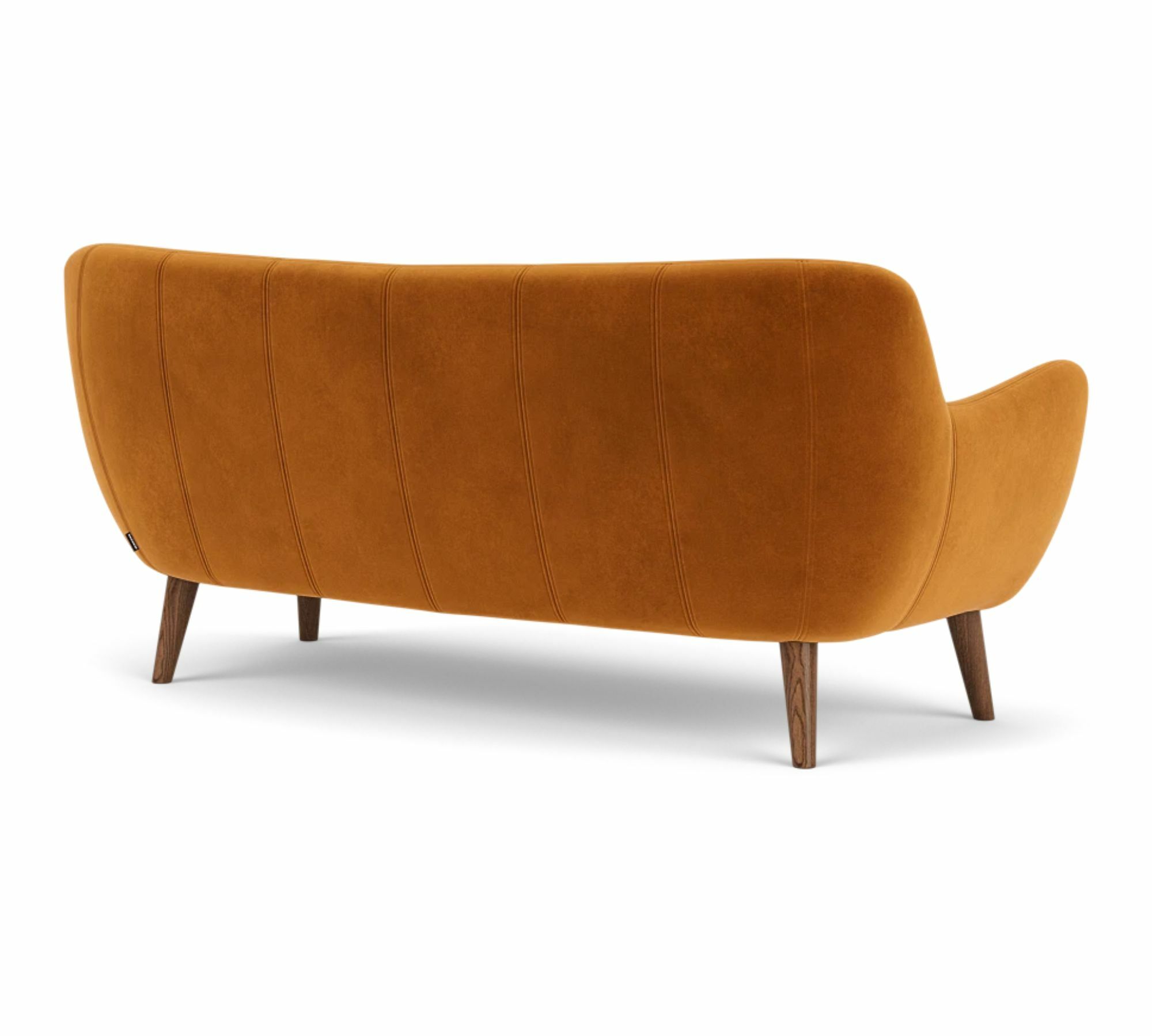 Herman Sofa 3-Sitzer Velour Matt Amber 2