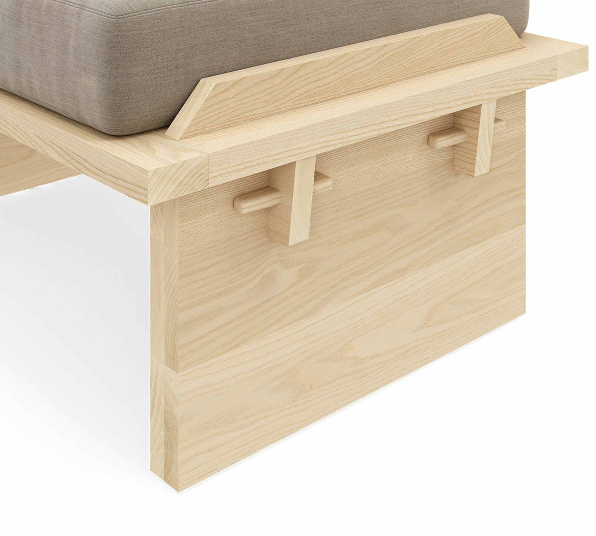 Wilson Hocker / Couchtisch Abnehmbares Kissen Forest Mole 2