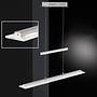 Tenso LED-Pendelleuchte Glas Eisen 3-flammig 2