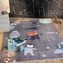 Greta Teppich Space Baumwolle Mehrfarbig 115 x 170 cm 0