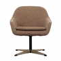Vintage chair metal textile brown 1970s 0