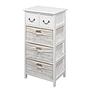 Vissec Paulownia Chest of Drawers Solid White 0