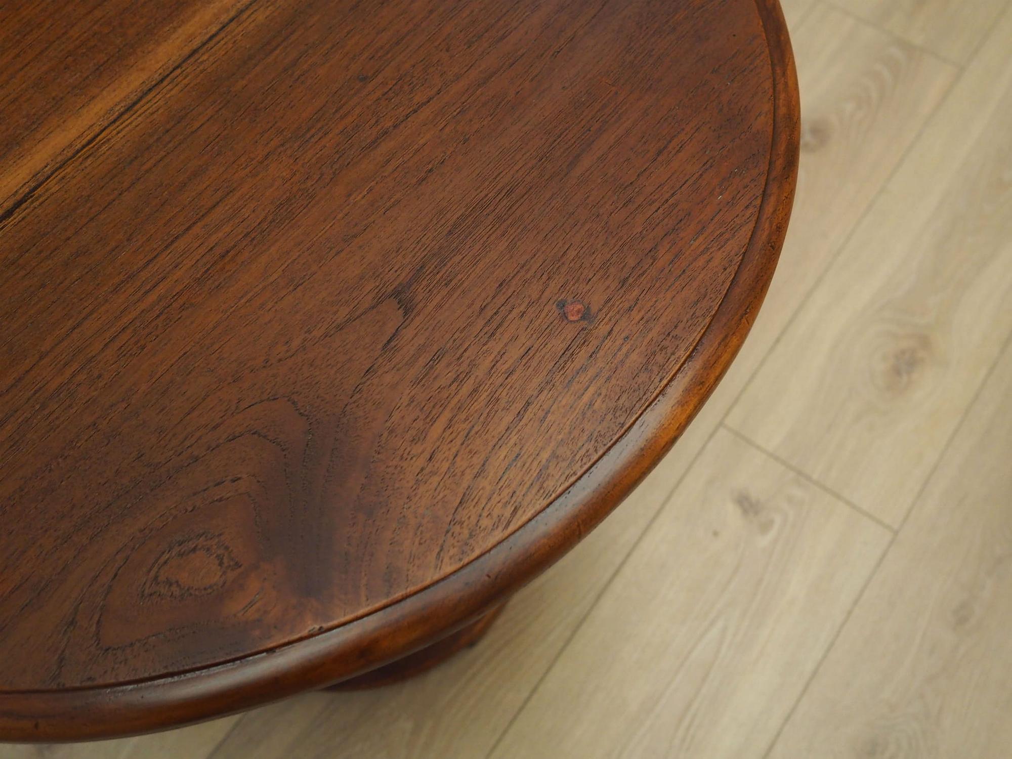 Coffee table oak 1960s 13