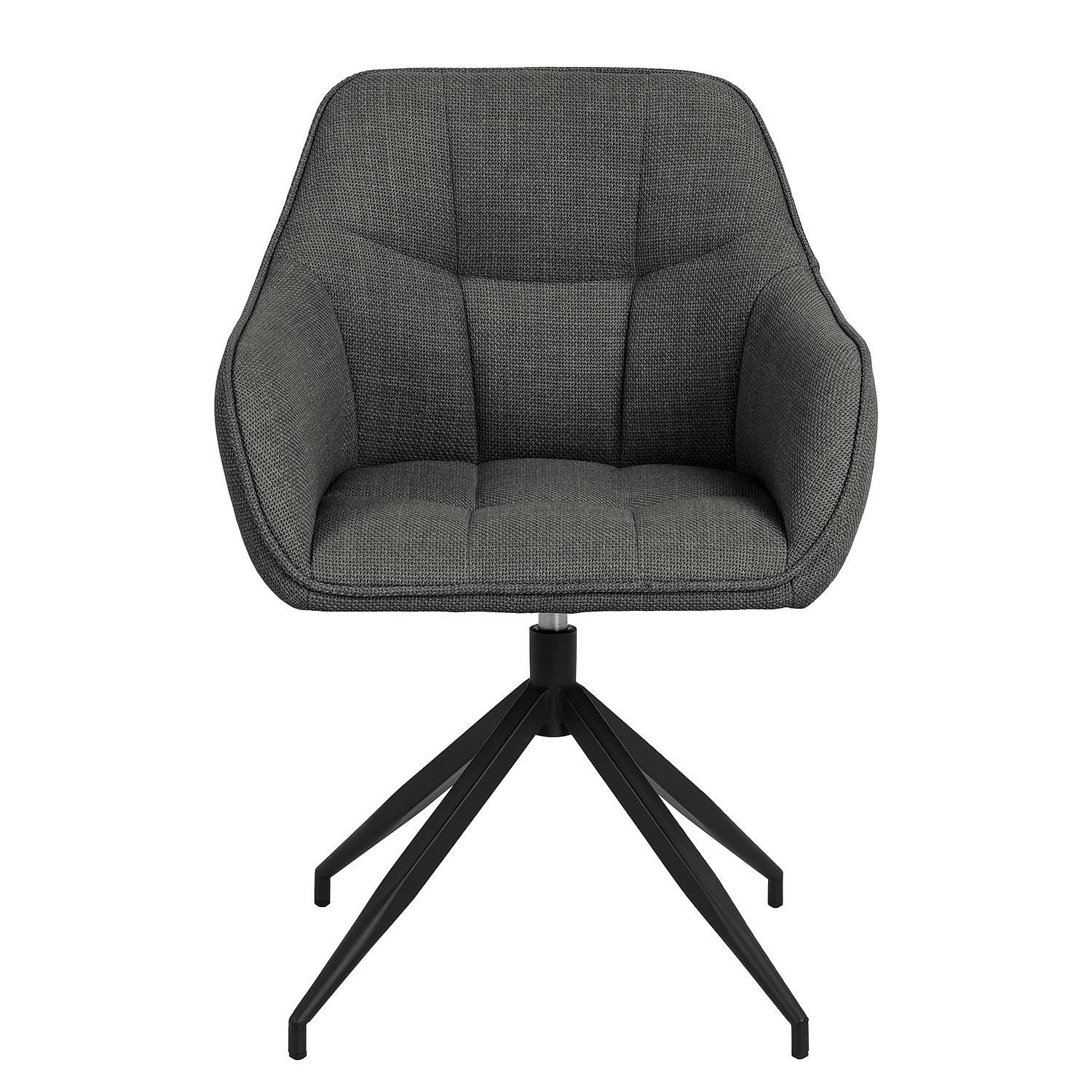 Swivel armchair Sidaon textured fabric Badia 3