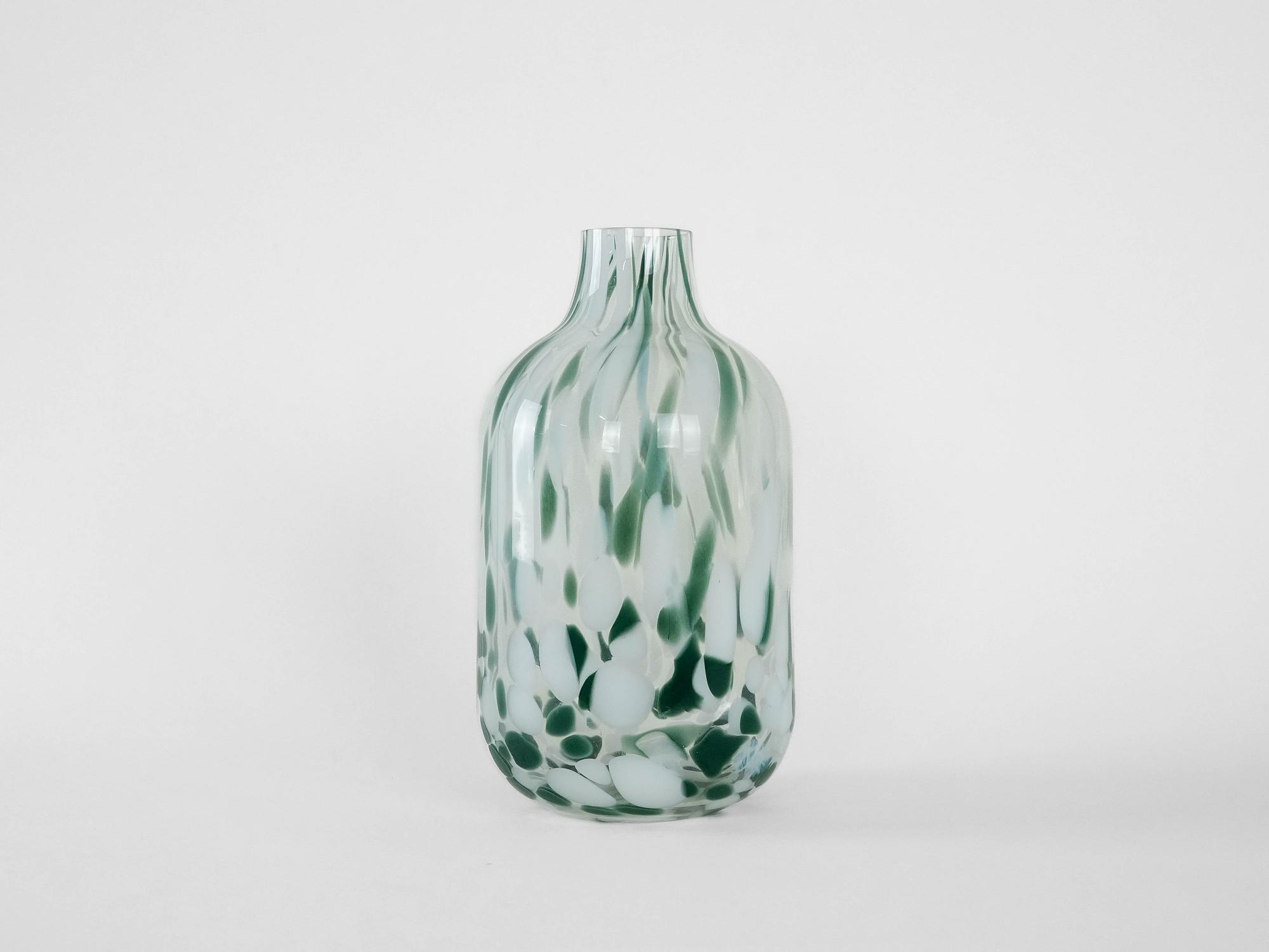 Glaskaraffe Transparent 1970er Jahre 2